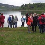 Groupe Lac Abbaye côté plage