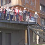 Groupe réuni avant activité au 1er étage